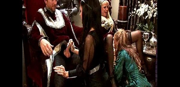  King and Queen Have A Medieval Orgy With Four Hot Whores
